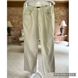 Claiborne Men’s Khaki Chino Straight Leg Pants 32x30